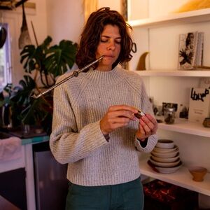 Mollusk teddy sweater wool size xs